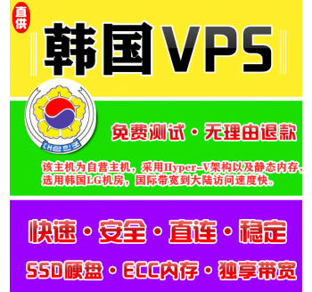 韩国VPS机房4096M国外，搜索引擎seo优化